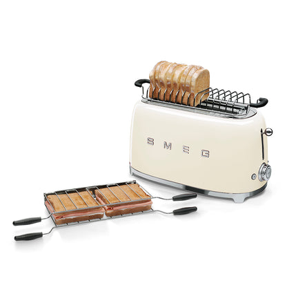 Toaster 2 fentes / 4 tranches Années 50 - Crème