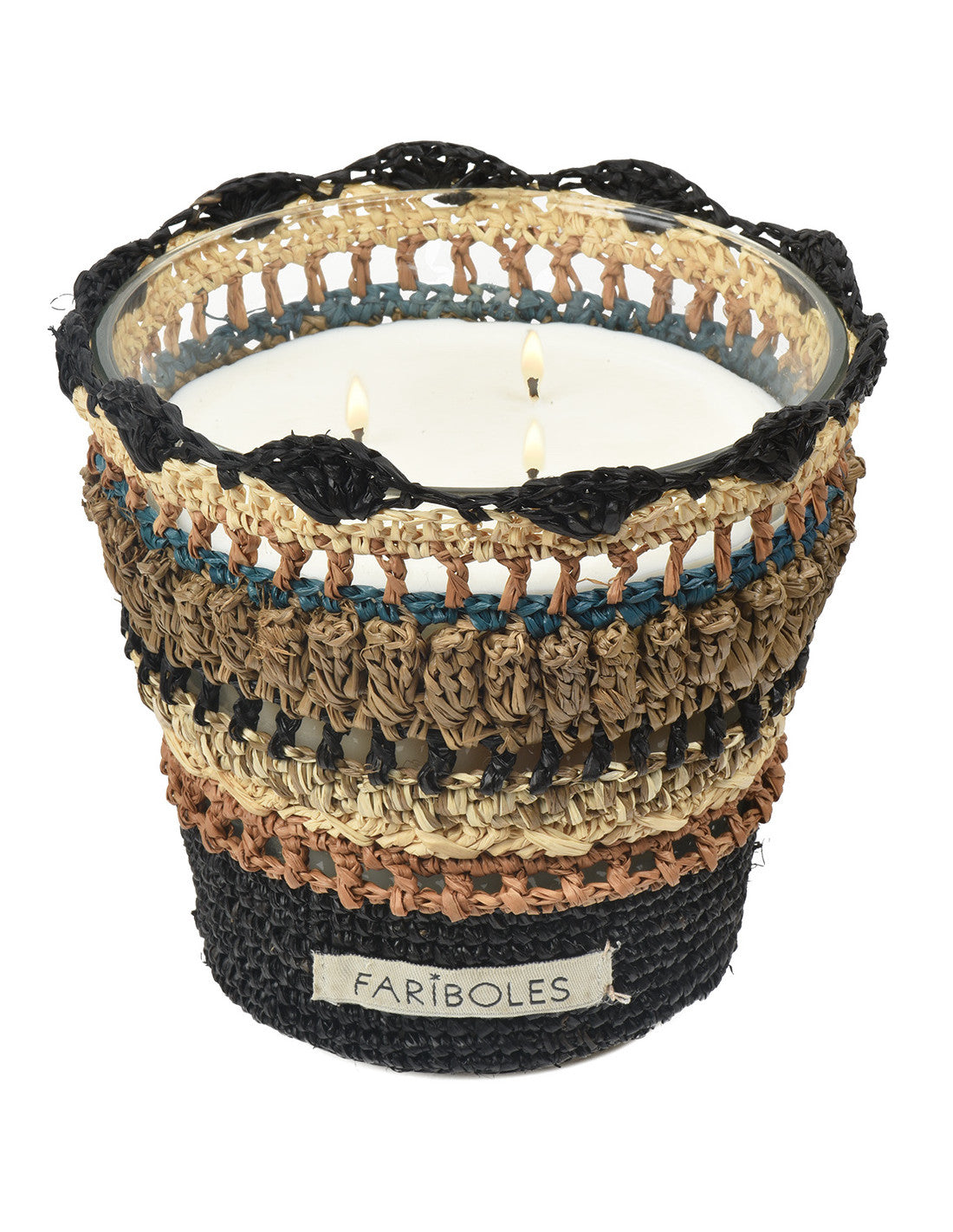 Bougie Raffia Pull