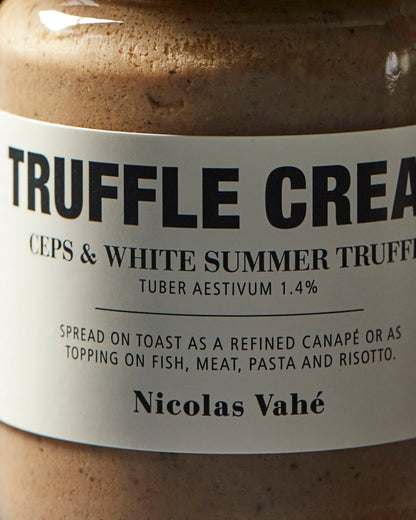 Crème truffée, cèpes et truffe blanche d'été