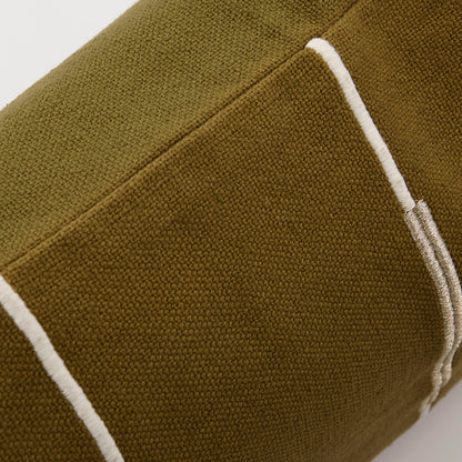 Coussin Indi - Vert olive