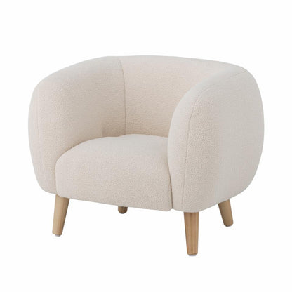 Cade Chaise, Blanc, Polyester