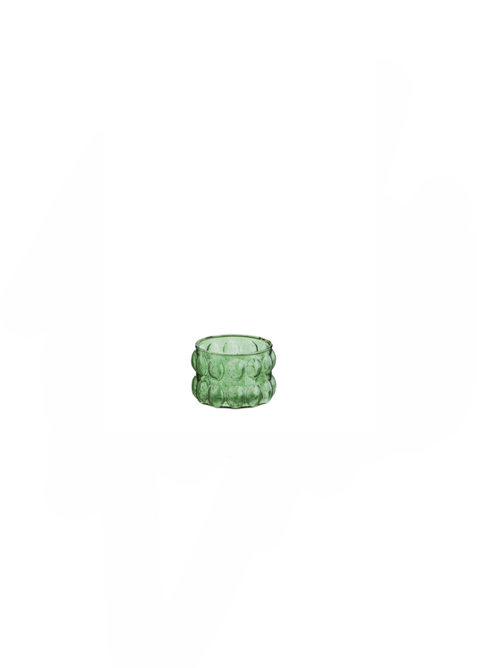 Bougeoir bulles - Vert