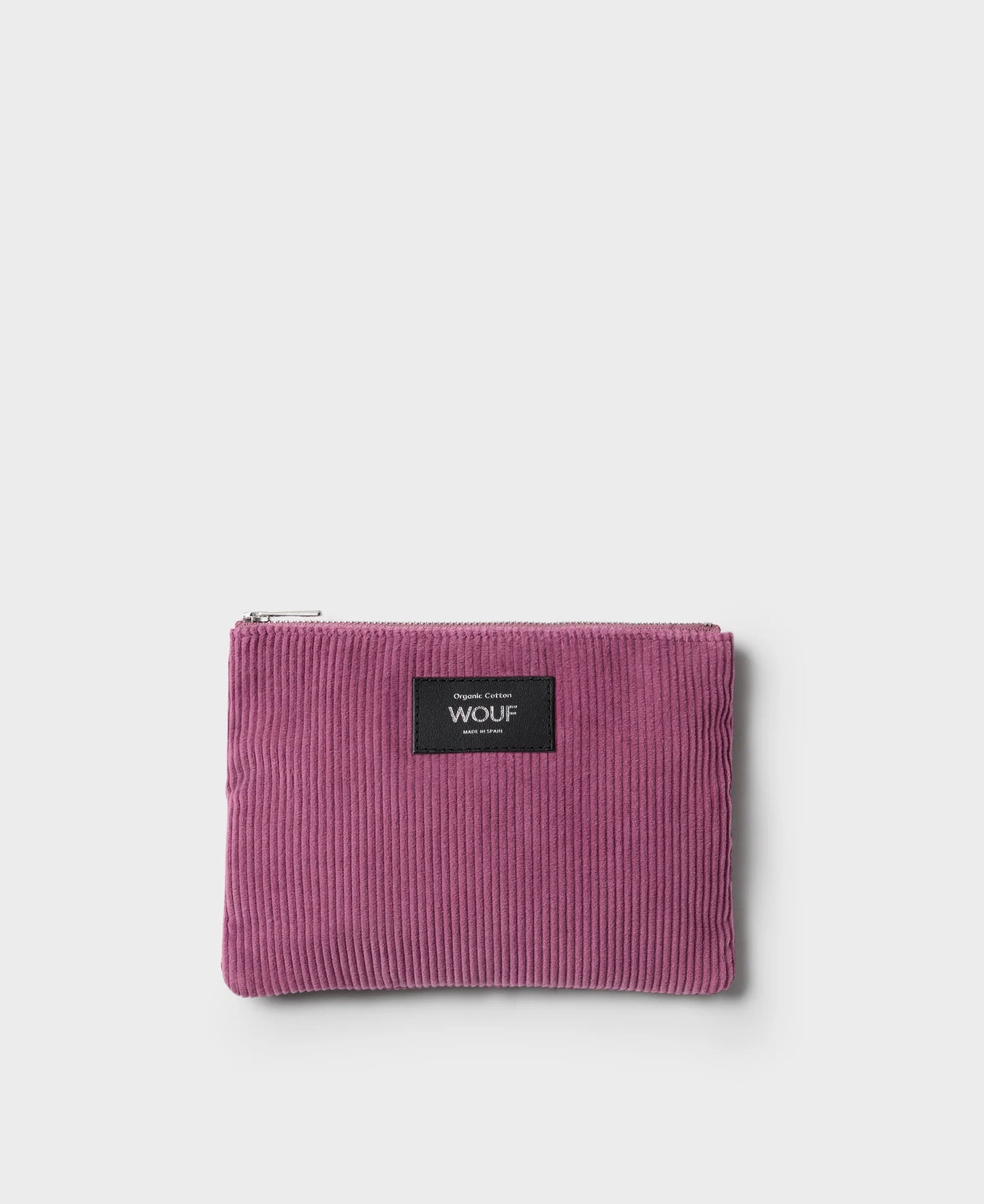 Pochette velours - Mauve