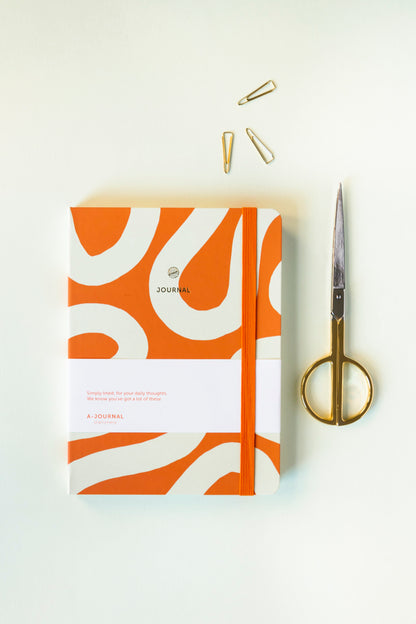 Carnet de notes - Orange